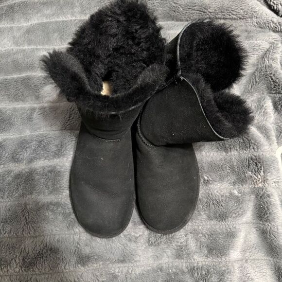 UGG BAILEY BUTTON Il water-resistant black size 9 - Picture 6 of 11